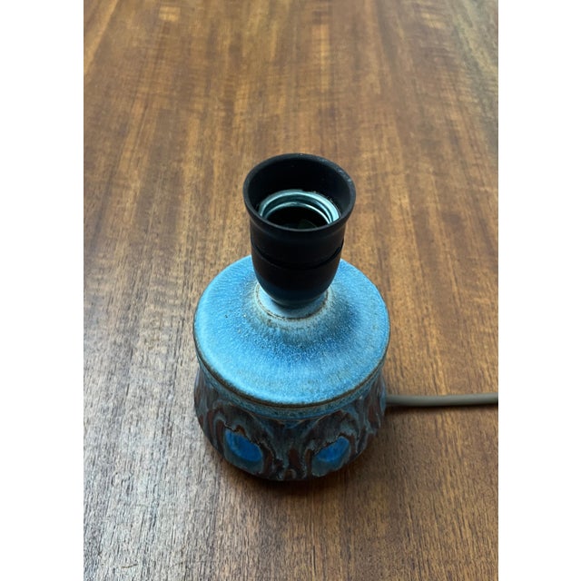 Mid-Century Modern Danish Studio Pottery Table Lamp from Johannes Andersen Keramik, 1960s For Sale - Image 4 of 14