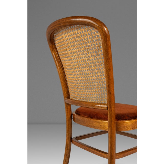 Set of Four (4) Bentwood Model 811 Styled Dining Chairs in the Manner of Josef Frank & Josef Hoffmann for Stendig, Usa, C. 1970s For Sale - Image 15 of 17