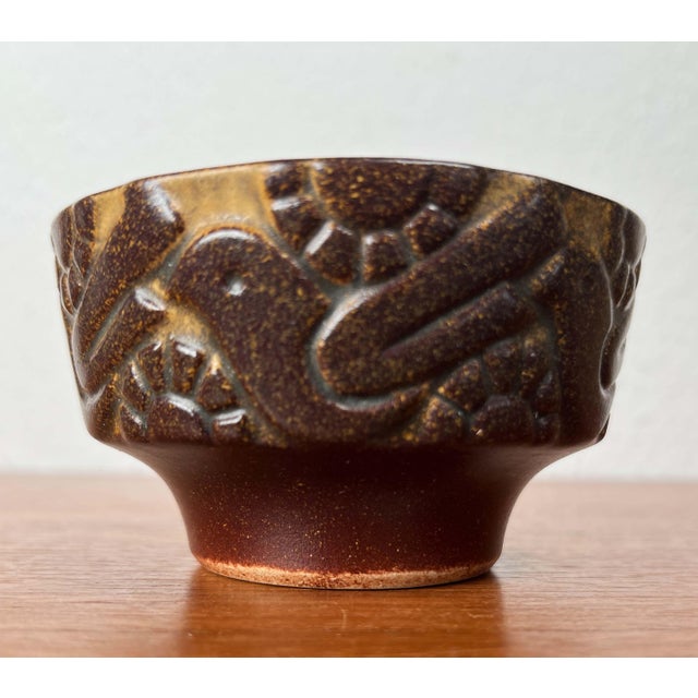 Mid-Century Modern Danish Studio Pottery Candleholder from Michael Andersen Keramik, Bornholm, 1960s, in Very Good...