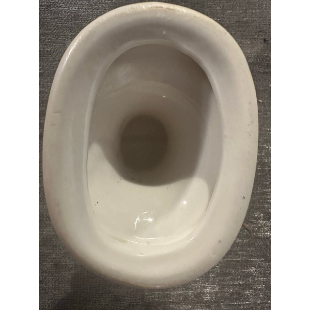 Vintage Blue Flower Soap Dish For Sale - Image 4 of 4