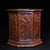 Vintage Chinese Huali Rosewood Brush Pot | Octagonal Carved Eight Immortals Motif For Sale - Image 9 of 10