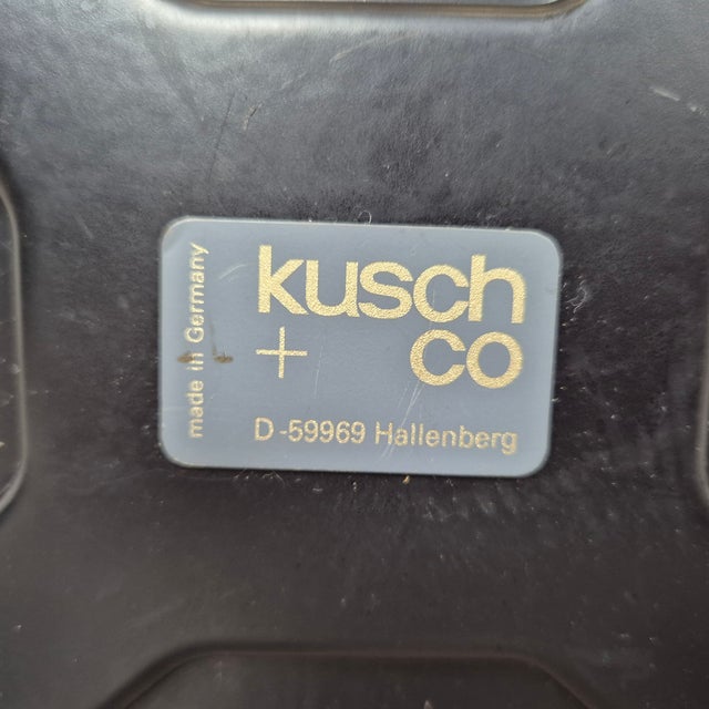 Black Vintage Chair from Kusch+Co, Germany, 1980s For Sale - Image 8 of 10