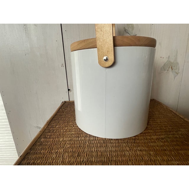 Wood Mid-Century Modern Georges Briard Ice Bucket For Sale - Image 7 of 12