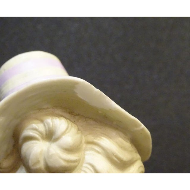 Biscuit Porcelain Figure of Lady, Sitzendorf, 1800s For Sale - Image 14 of 18