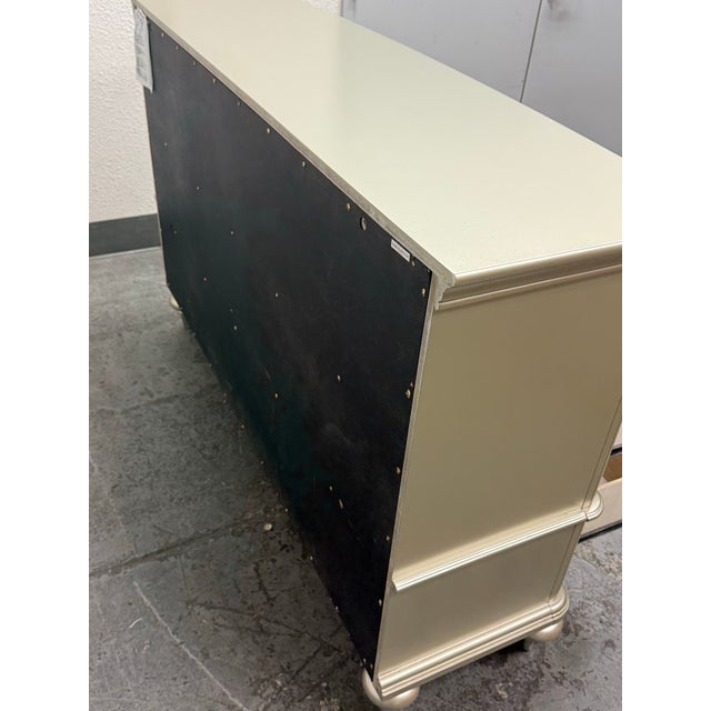 2010s Benjara Champagne Metallic Dresser For Sale - Image 5 of 12