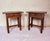 Brown Spanish Carved Nightstands with Turned Legs, 1950, Set of 2 For Sale - Image 8 of 16