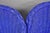 Wood Vintage Mid Century Modern Blue Painted Wicker Rattan Pod Club Chairs - A Pair For Sale - Image 7 of 12