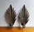 Metal Art Deco French Palm Leaf Sconces in Hammered Copper, 1930, Set of 2 For Sale - Image 7 of 12