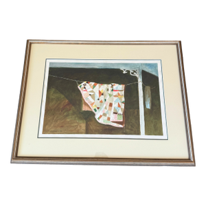 William Entrekin Original 1976 Watercolor, Signed and Framed