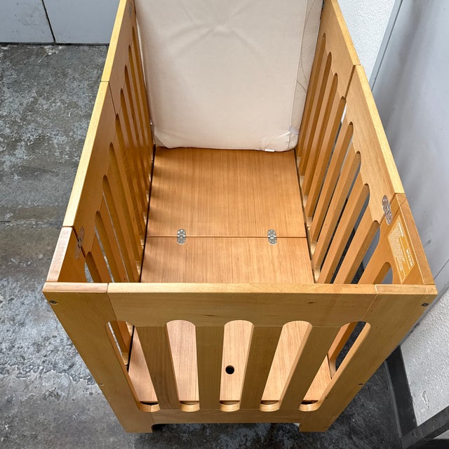 Bloom Alma Papa Convertible Folding Crib For Sale - Image 12 of 12