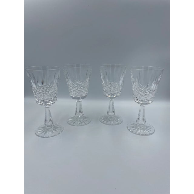 Waterford Crystal Kenmare Cut Claret Wine Glasses - Set of 4 For Sale - Image 9 of 9