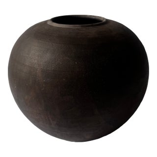Harvey Sadow Raku-Fired Earthenware Vase For Sale