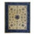 Classic Beige Greek Key Medallion Antique Wool Chinese Peking Ivory 1920s Rug For Sale