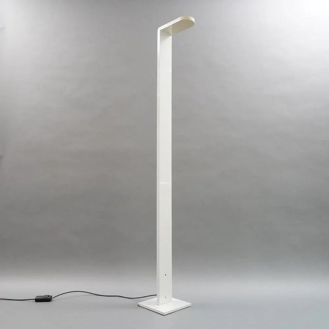 Postmodern White Floor Lamp by Maurizio Bertoni for Castaldi For Sale - Image 9 of 9