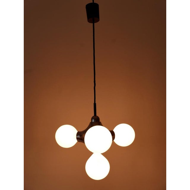 Mid-Century Modern Atomic Pendant Lamp by Gebrüder Cosack, Germany, 1970s For Sale - Image 10 of 18