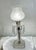 Early 20th Century Electrified Clear Luster Boudoir Lamps With Frosted Grape Shades - Pair For Sale In Greensboro - Image 6 of 12