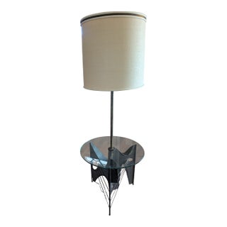 1960s Harry Balmer Brutalist Floor Table Lamp For Sale