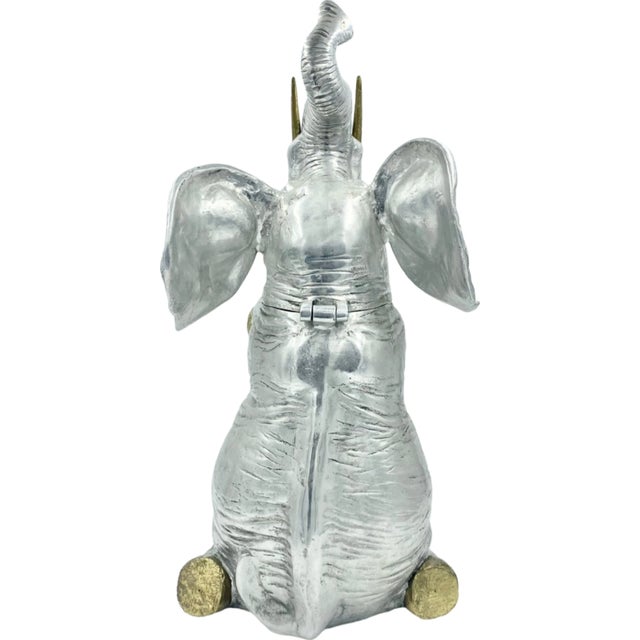 Vintage Arthur Court Elephant Ice Bucket Wine Cooler 1986 For Sale In Washington DC - Image 6 of 12