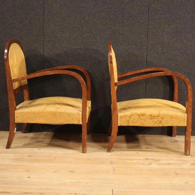 Set of Art Deco Style Armchairs For Sale - Image 3 of 13