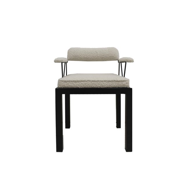 Set of 6 chairs mod. "Lodge" designed by Ettore Sottass and produced by Bieffeplast. Structure made of black lacquered...