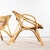 Wood Rattan Armchairs with Handles, 1960s, Set of 2 For Sale - Image 7 of 10