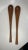 Pair of 1970s Danish Teak Salad Servers For Sale In Chicago - Image 6 of 6