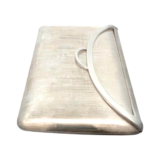 Late 20th Century Tiffany & Co Estate Rare Compact Mirror Sterling Silver 86 Grams For Sale - Image 9 of 18