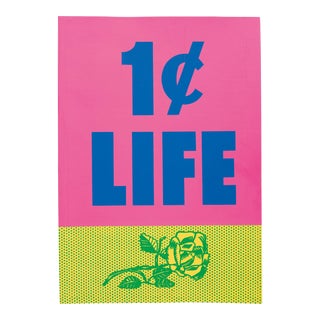 1960s "One Cent Life" Original Pop Art Lithograph by Roy Lichtenstein For Sale