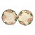 1940s Franciscan Desert Rose Luncheon 9.5" Plates- Set of 2 For Sale
