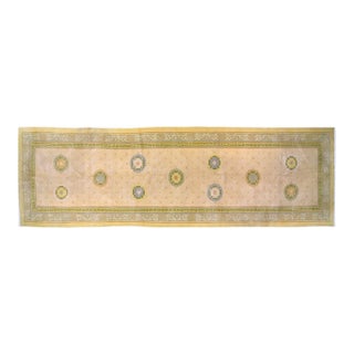 Vintage Chinese Art Deco Hand Knotted Wool Rug,6'2'' X 20'10'' For Sale