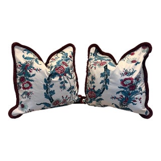 Gaston Y Daniela Embroidered 24” Pillows For Sale