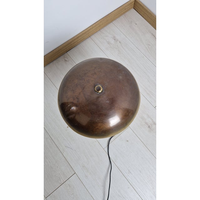Brass Table Lamp Double-Joint Adjustable Tilting Lampshade, 1950s For Sale - Image 6 of 13