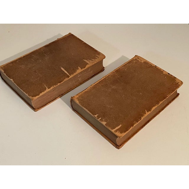 English Antique Leather Books - Set of 2 - 1840 - Theology by John Dick For Sale - Image 3 of 10