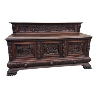 Neo-Renaissance Credenza, 1930 For Sale