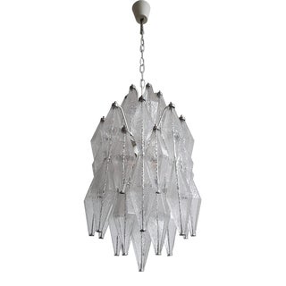 Mid 20th Century Poliedri Chandelier For Sale