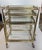 French French Neoclassical Style Nesting Bar Carts With Glass Shelves, Maison Jansen For Sale - Image 3 of 17