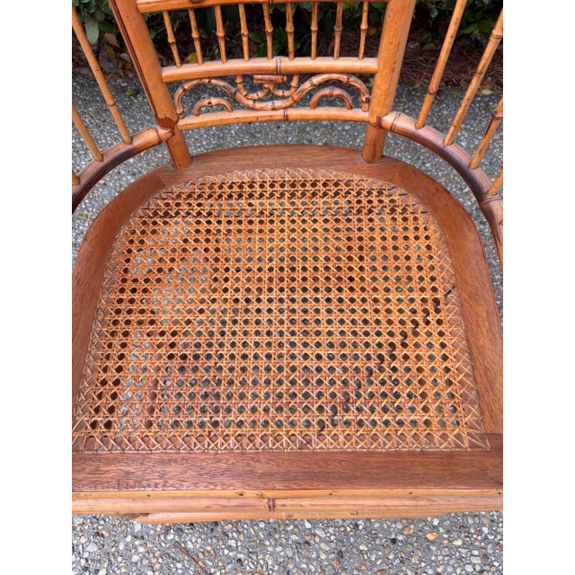 Wood Late 20th Century Brighton Pavilion Chair For Sale - Image 7 of 9