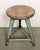 Industrial Green Workshop Stool, 1960s For Sale - Image 16 of 17