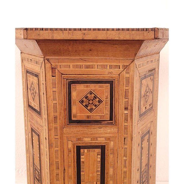 Moroccan Inlaid Moroccan Table, Circa 1900 For Sale - Image 3 of 7