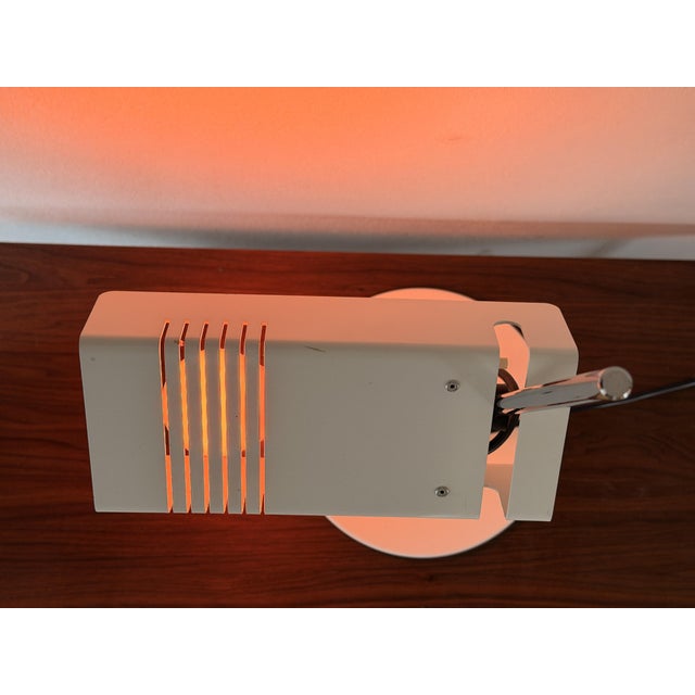 Space Age Desk Lamp in White, 1970s For Sale - Image 6 of 7