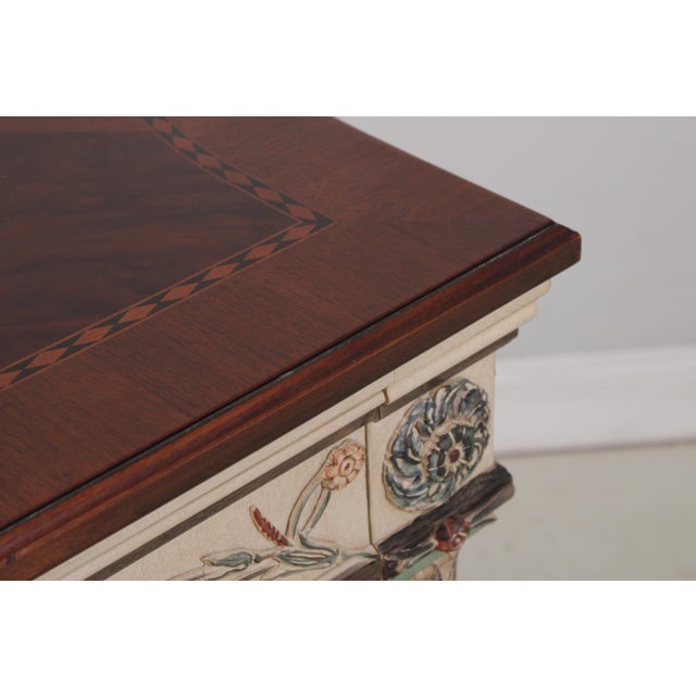 Ej Victor Painted Mahogany Sideboard Buffet For Sale - Image 11 of 18