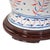 Vintage Brunschwig & Fils Cadiz Table Lamps - Blue and Cream Ceramic With Boar and Deer Motif For Sale - Image 9 of 11