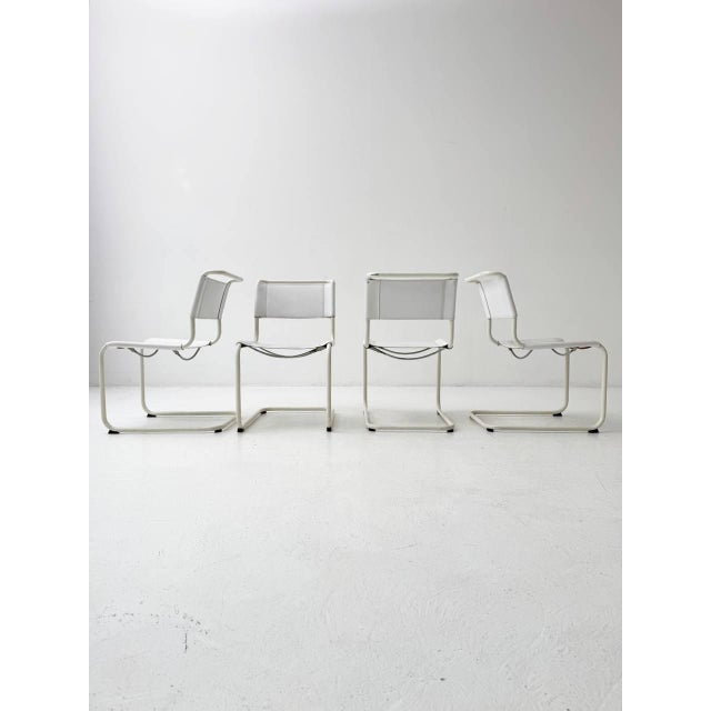 The thonet s33 all white cantilever chair by mart stam is a timeless classic of modern furniture design and one of the...