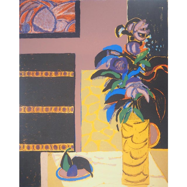 Gabriel Godard (1933-2023) Passion Flowers Original color lithograph Signed in pencil On wove paper, 56 x 75 cm (approx....