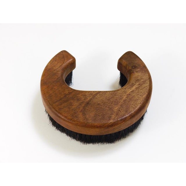 Wood Austrian Walnut Clothes Coat Brush by Carl Auböck, 1960s For Sale - Image 7 of 18