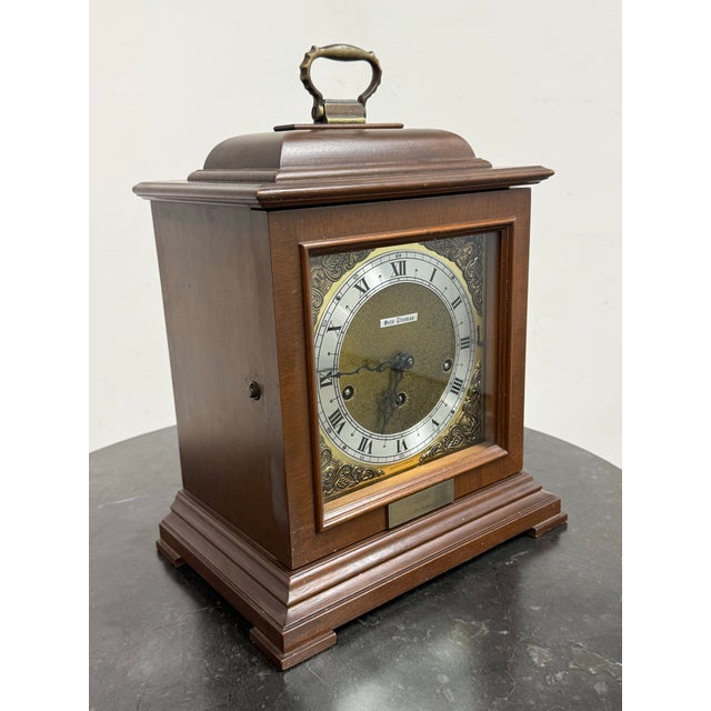 Traditional Seth Thomas Legacy Westminster Chime Mantel Clock For Sale - Image 3 of 12