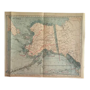 1920s Alaska State Map