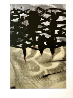 Dirk de Bruycker, Set of Eyes, Color Lithograph, Belgian Abstract Expressionist Tamarind Print, 1997