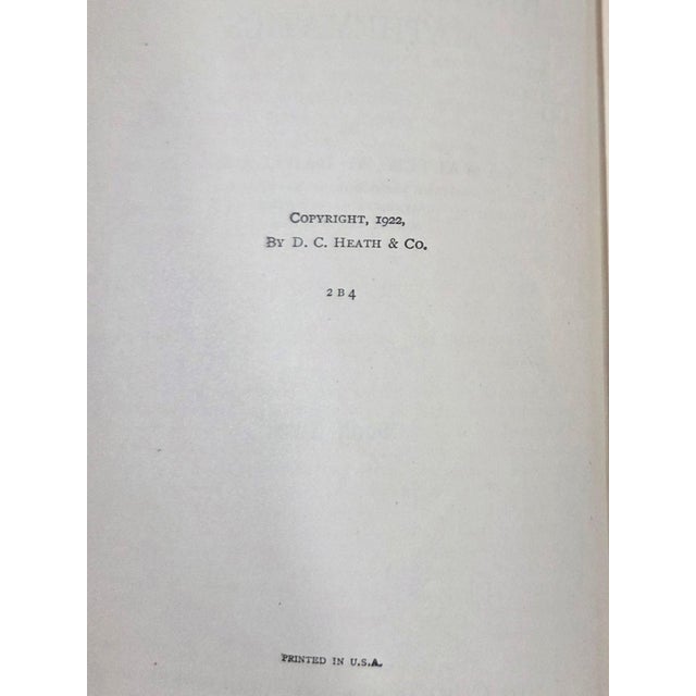 Paper Antique 1922 Junior High School Mathematics Book Two by Walter W. Hart • Vintage Math Textbook • d.c. Heath & Co. For Sale - Image 7 of 7
