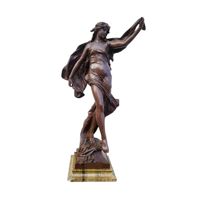 Eugène Marioton, Pompeian Dancer, Bronze, Late 19th-Early 20th Century For Sale - Image 6 of 18